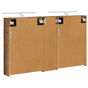 Σετ Ντουλαπιών Μπάνιου με ράφι 3 pcs 120 x 14,5 x 70 εκ - Pakobazaar