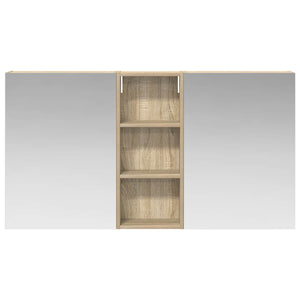 Σετ Ντουλαπιών Μπάνιου 3 τμχ. 130 x 14,5 x 70 εκ - Pakobazaar