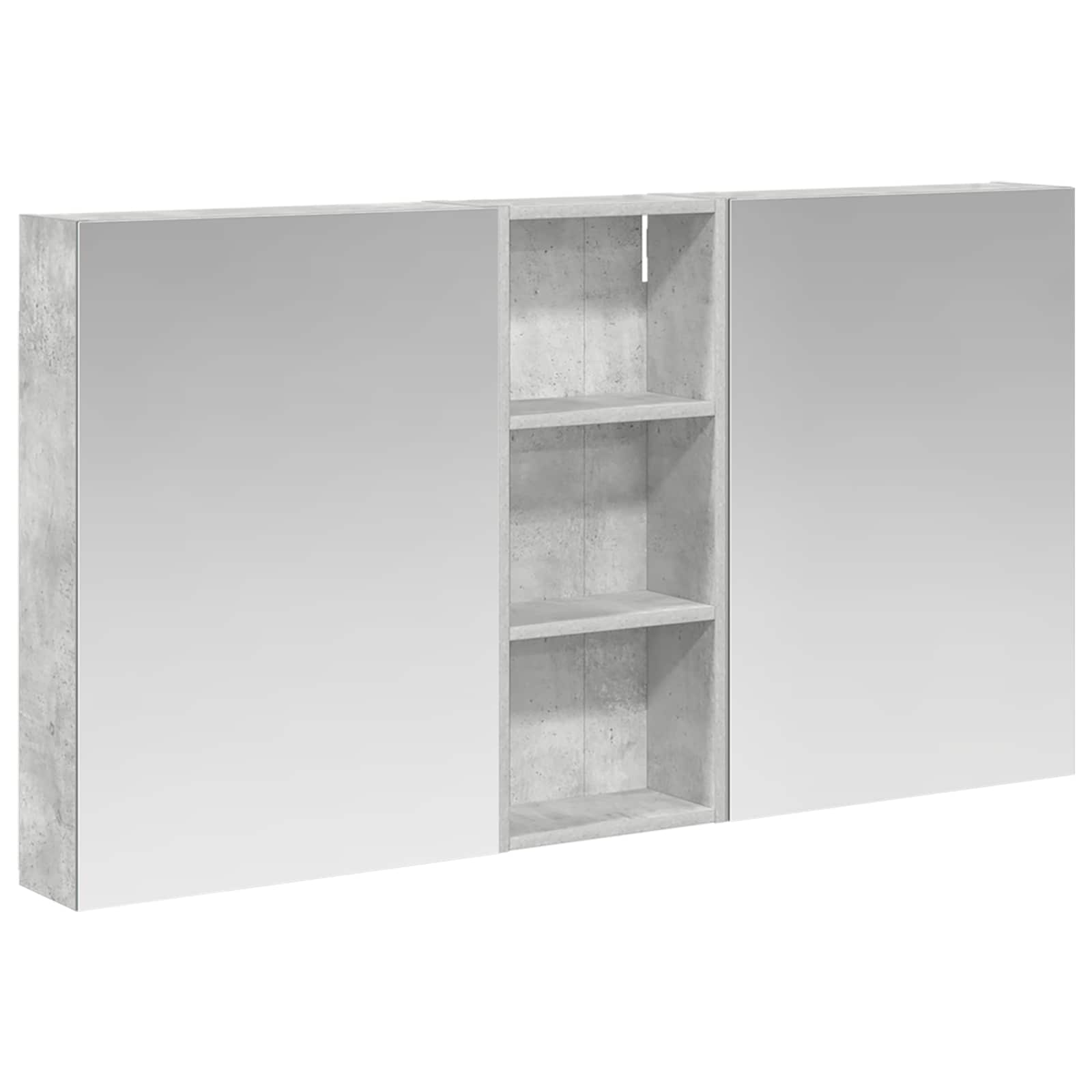 Σετ Ντουλαπιών Μπάνιου με ράφι 3 pcs 130 x 14,5 x 70 εκ - Pakobazaar