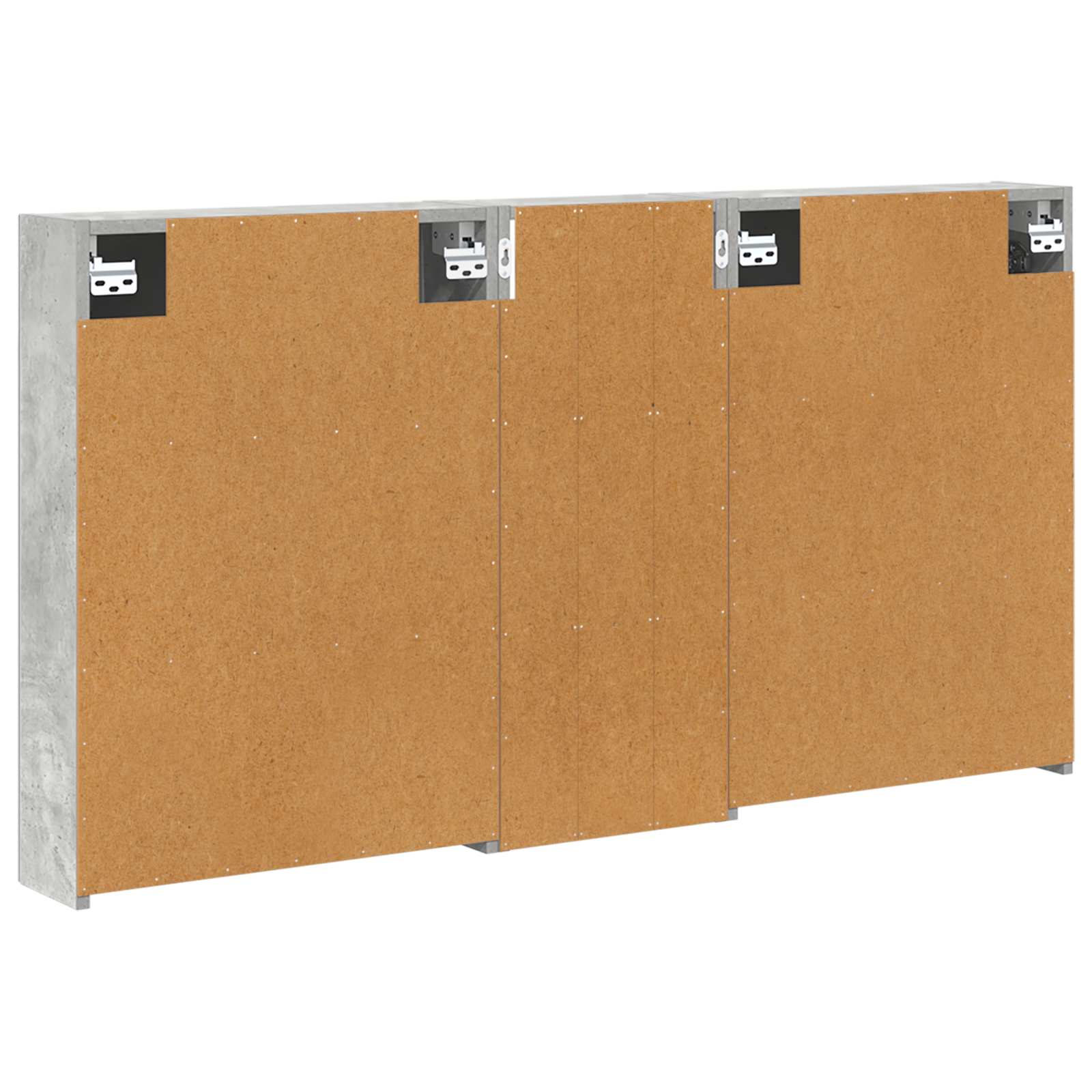 Σετ Ντουλαπιών Μπάνιου με ράφι 3 pcs 130 x 14,5 x 70 εκ - Pakobazaar