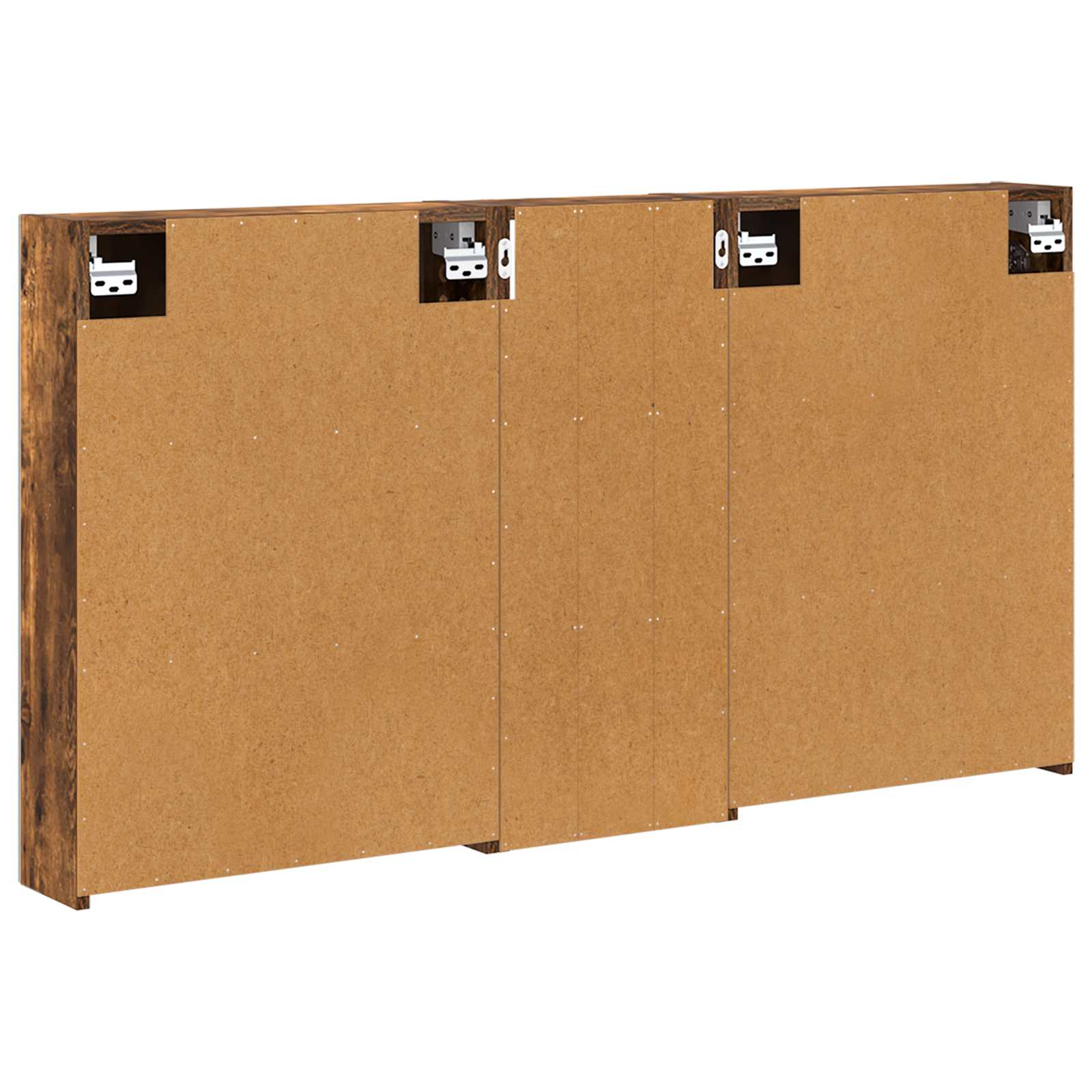 Σετ Ντουλαπιών Μπάνιου με ράφι 3 pcs 130 x 14,5 x 70 εκ - Pakobazaar