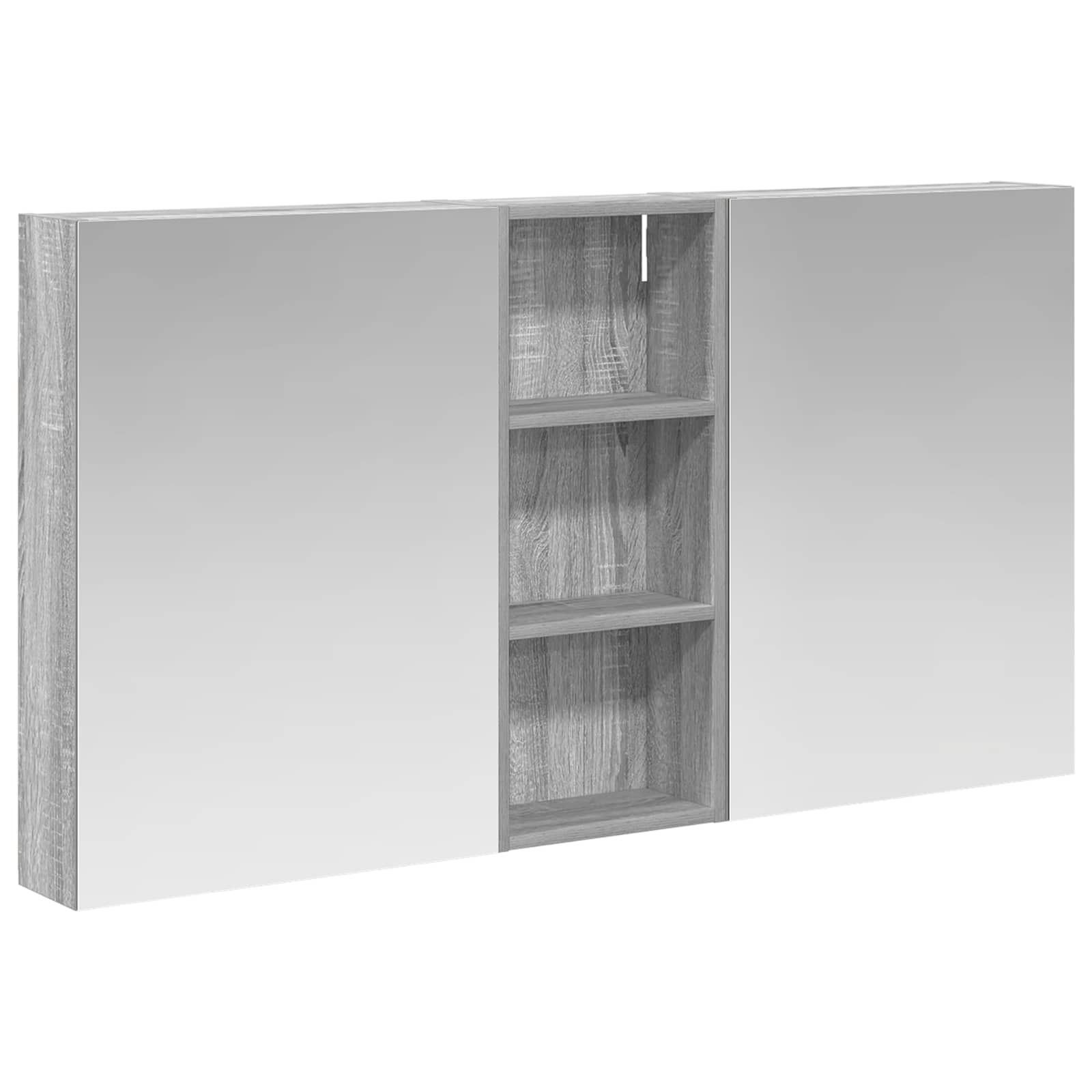 Σετ Ντουλαπιών Μπάνιου με ράφι 3 pcs 130 x 14,5 x 70 εκ - Pakobazaar