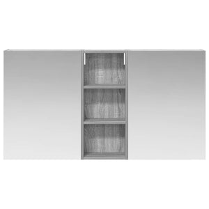 Σετ Ντουλαπιών Μπάνιου με ράφι 3 pcs 130 x 14,5 x 70 εκ - Pakobazaar
