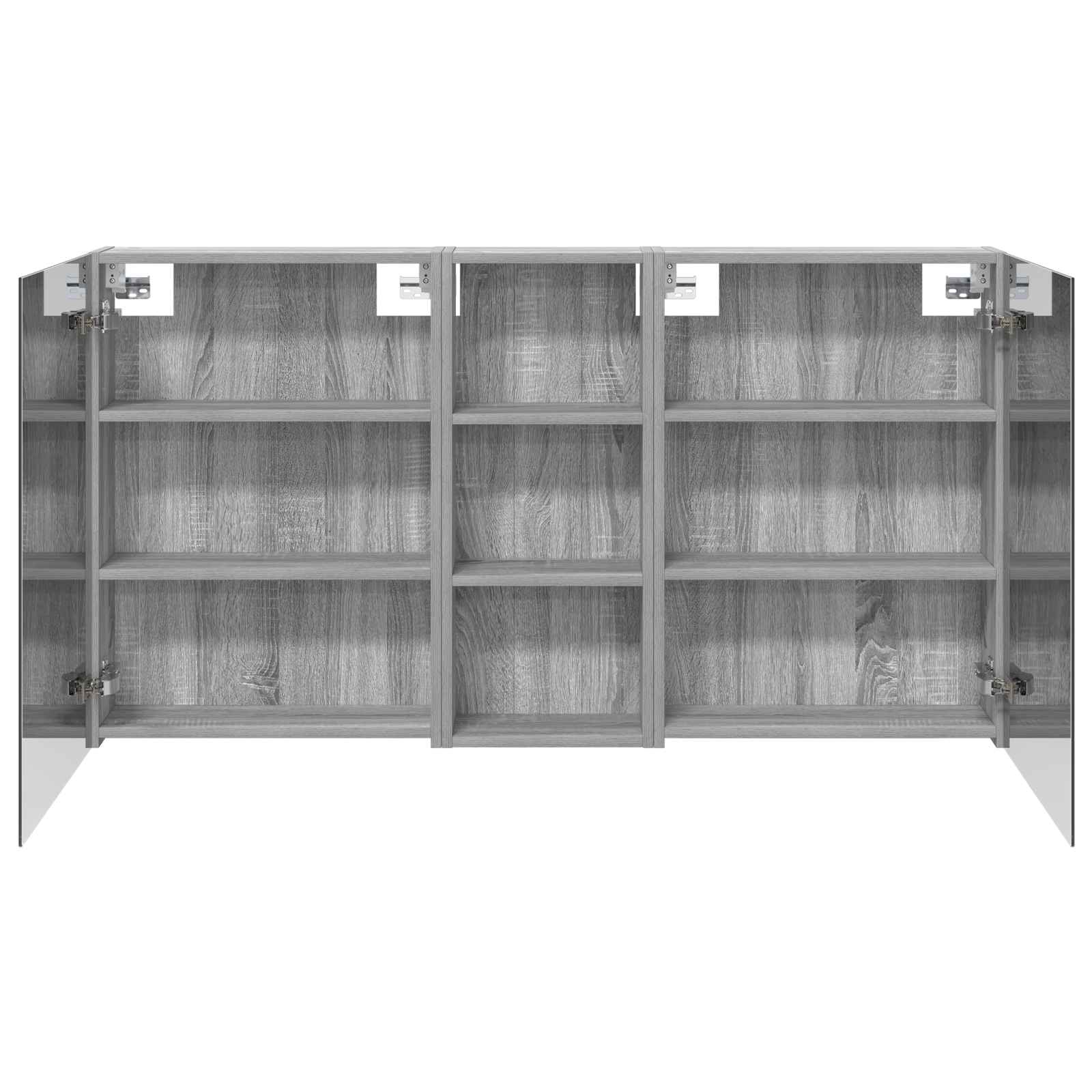 Σετ Ντουλαπιών Μπάνιου με ράφι 3 pcs 130 x 14,5 x 70 εκ - Pakobazaar