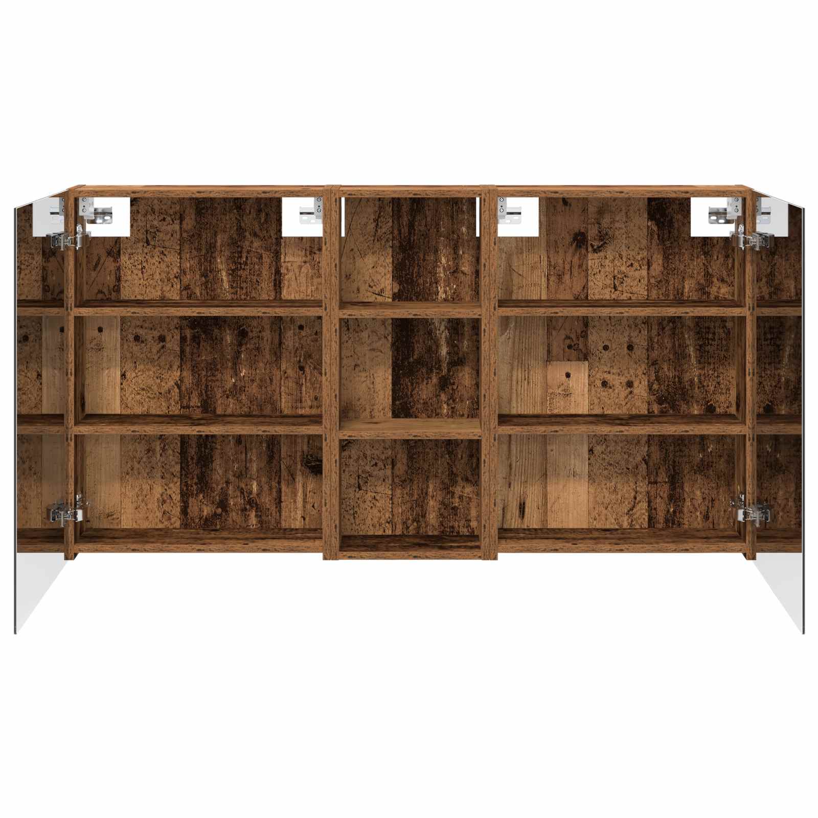 Σετ Ντουλαπιών Μπάνιου με ράφι 3 pcs 130 x 14,5 x 70 εκ - Pakobazaar