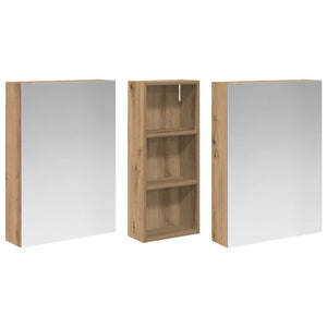 Σετ Ντουλαπιών Μπάνιου 3 τμχ. 130 x 14,5 x 70 εκ - Pakobazaar