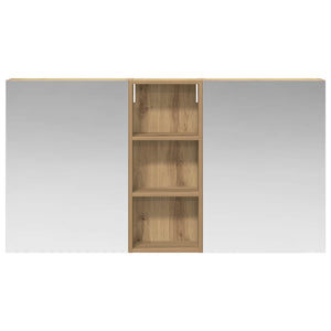 Σετ Ντουλαπιών Μπάνιου 3 τμχ. 130 x 14,5 x 70 εκ - Pakobazaar