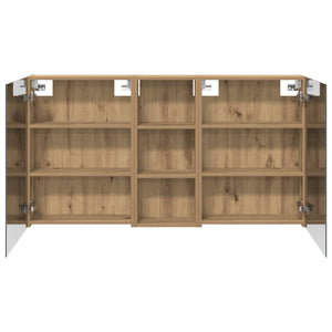 Σετ Ντουλαπιών Μπάνιου 3 τμχ. 130 x 14,5 x 70 εκ - Pakobazaar