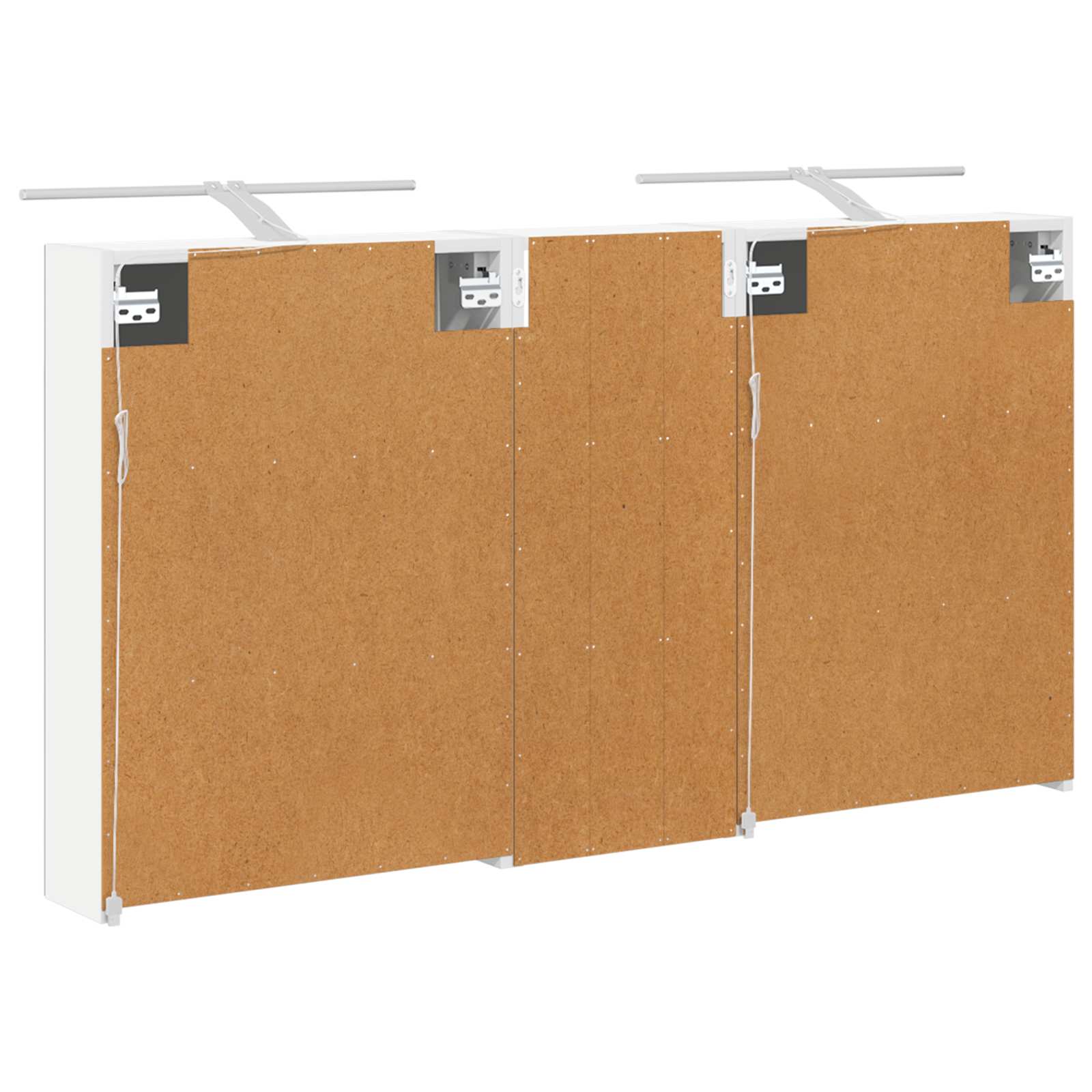 Σετ Ντουλαπιών Μπάνιου με ράφι 3 pcs 130 x 14,5 x 70 εκ - Pakobazaar