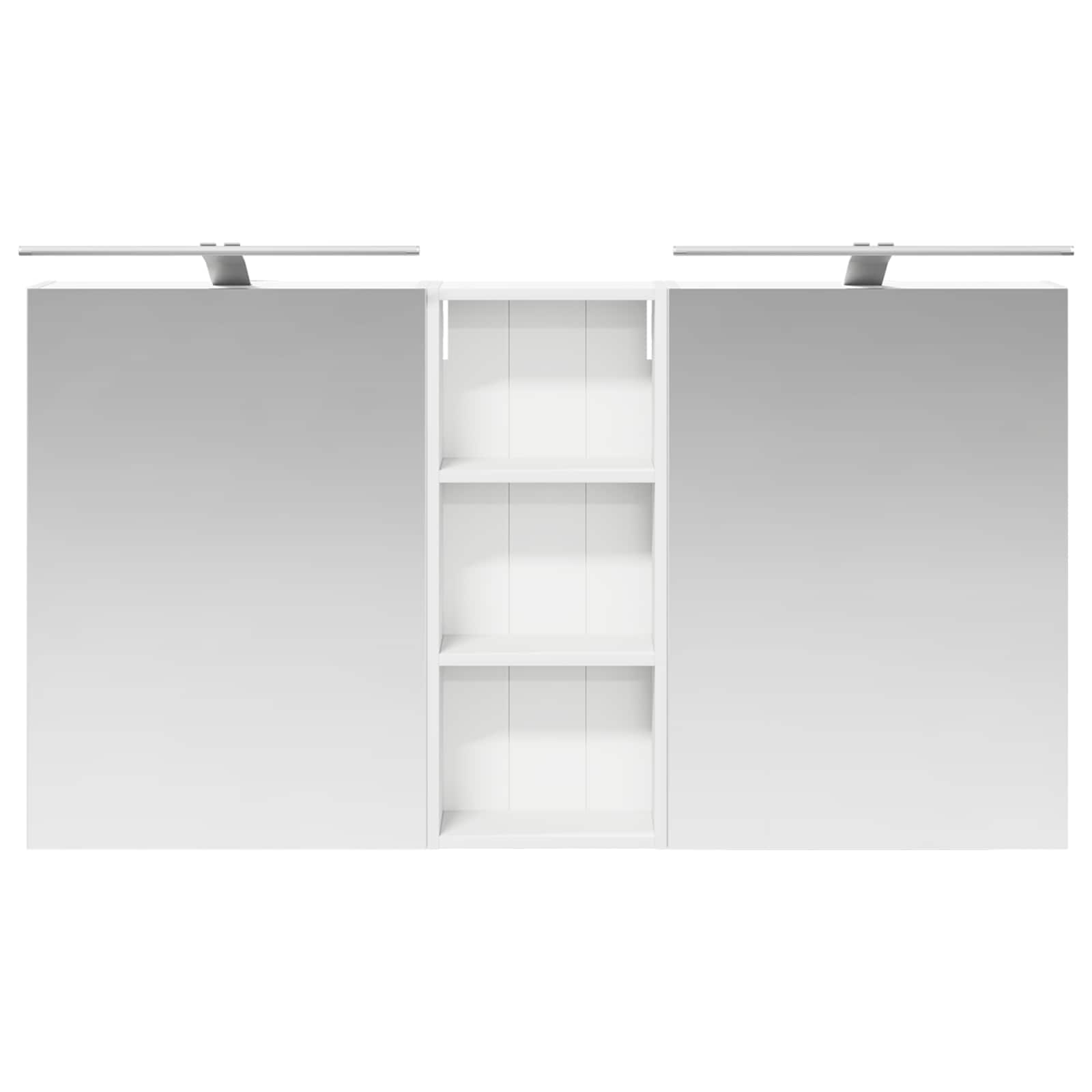 Σετ Ντουλαπιών Μπάνιου με ράφι 3 pcs 130 x 14,5 x 70 εκ - Pakobazaar