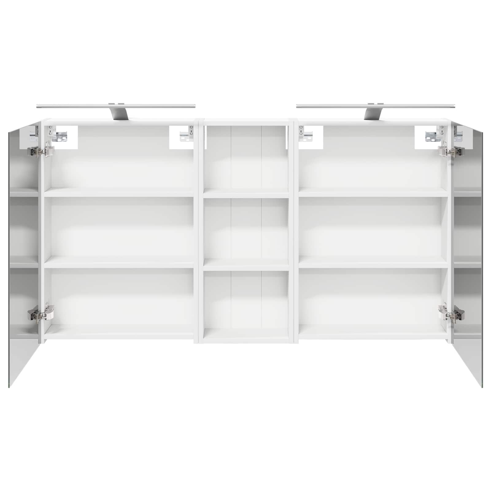 Σετ Ντουλαπιών Μπάνιου με ράφι 3 pcs 130 x 14,5 x 70 εκ - Pakobazaar