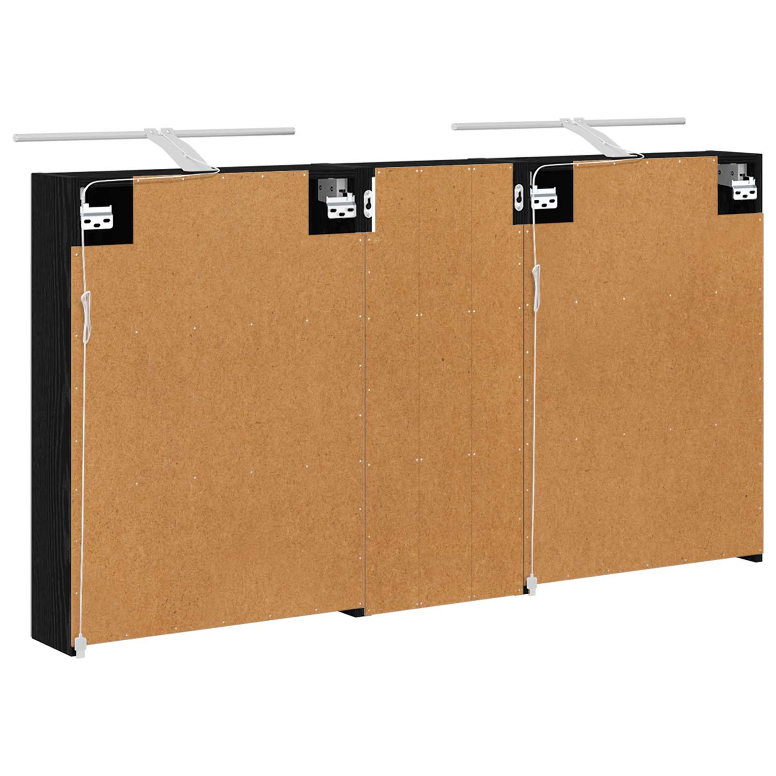 Σετ Ντουλαπιών Μπάνιου με ράφι 3 pcs 130 x 14,5 x 70 εκ - Pakobazaar