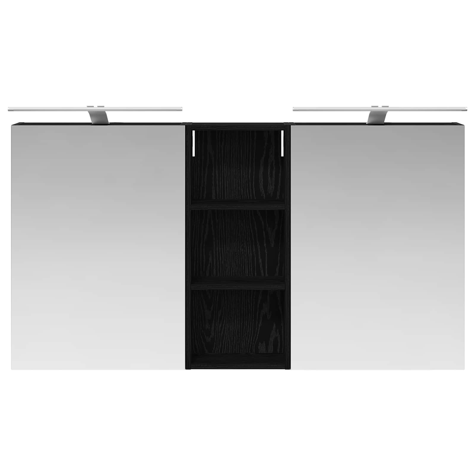 Σετ Ντουλαπιών Μπάνιου με ράφι 3 pcs 130 x 14,5 x 70 εκ - Pakobazaar