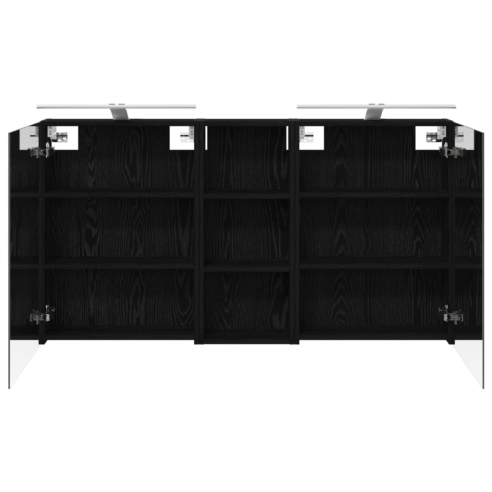Σετ Ντουλαπιών Μπάνιου με ράφι 3 pcs 130 x 14,5 x 70 εκ - Pakobazaar