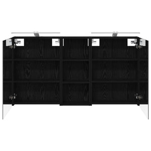 Σετ Ντουλαπιών Μπάνιου με ράφι 3 pcs 130 x 14,5 x 70 εκ - Pakobazaar