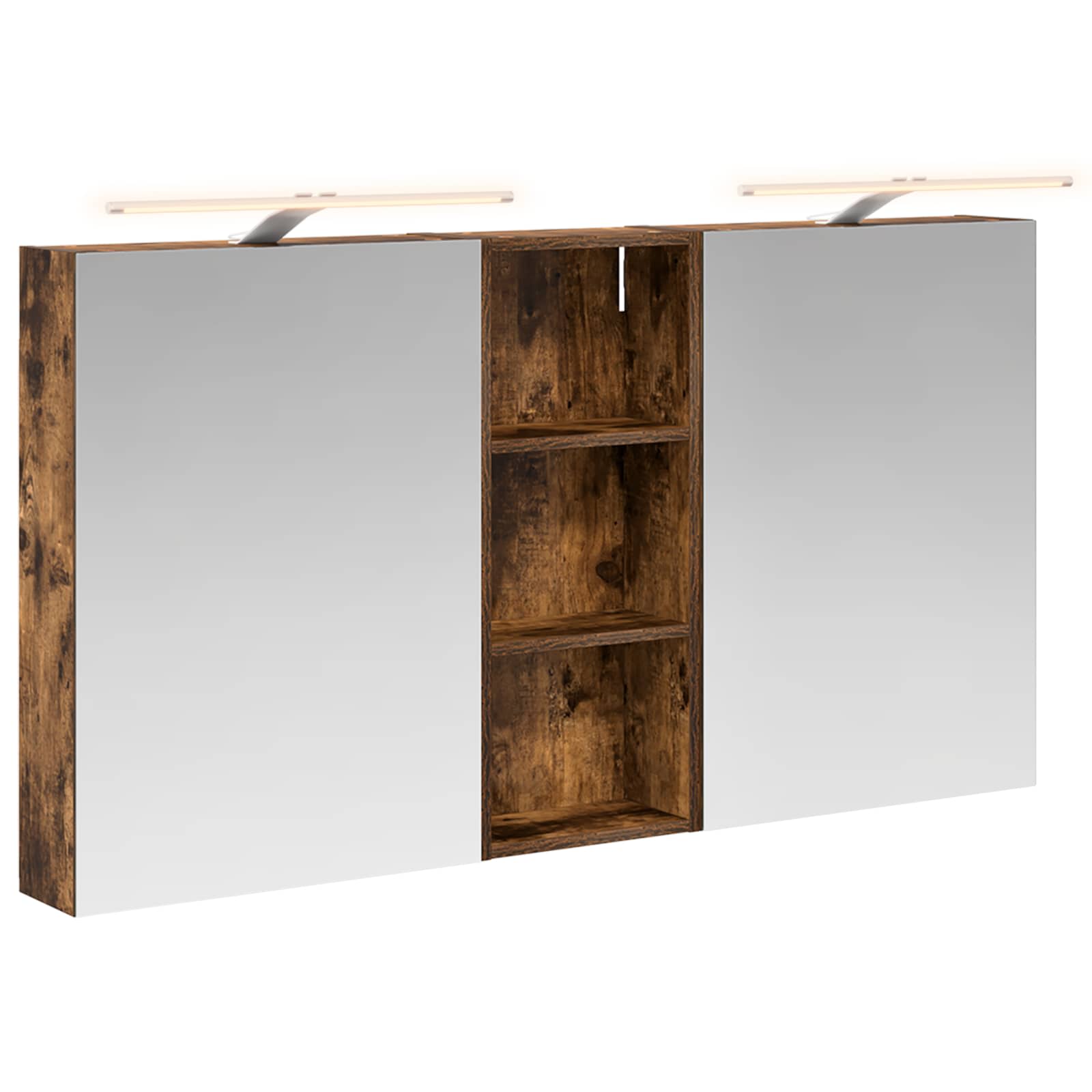 Σετ Ντουλαπιών Μπάνιου με ράφι 3 pcs 130 x 14,5 x 70 εκ - Pakobazaar