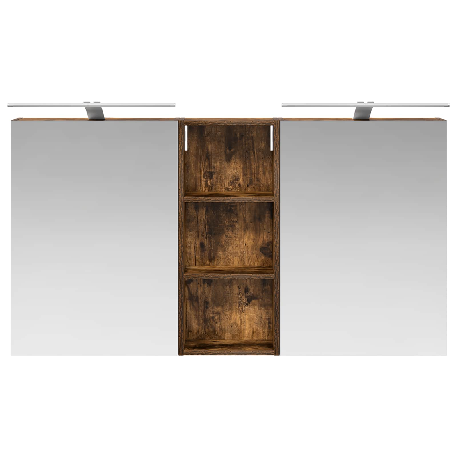 Σετ Ντουλαπιών Μπάνιου με ράφι 3 pcs 130 x 14,5 x 70 εκ - Pakobazaar