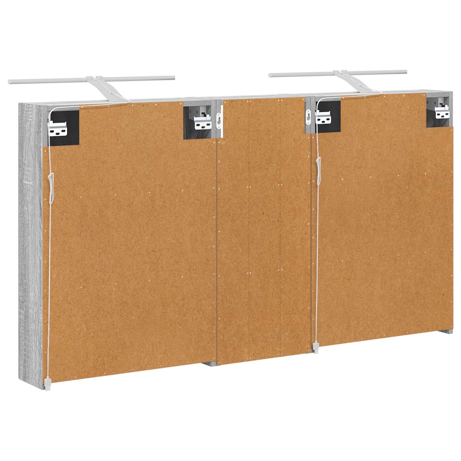 Σετ Ντουλαπιών Μπάνιου με ράφι 3 pcs 130 x 14,5 x 70 εκ - Pakobazaar