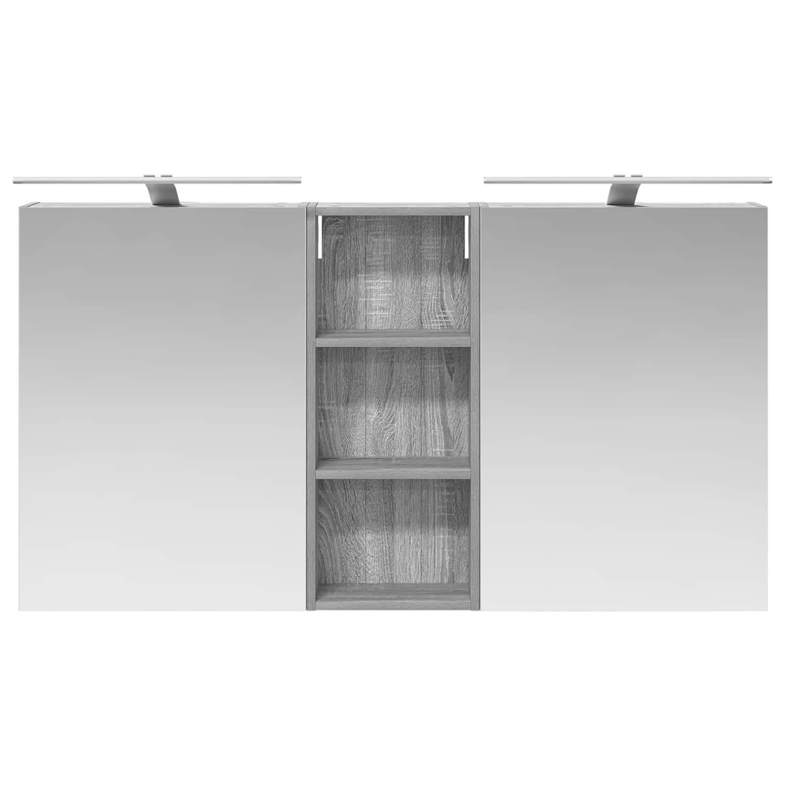 Σετ Ντουλαπιών Μπάνιου με ράφι 3 pcs 130 x 14,5 x 70 εκ - Pakobazaar