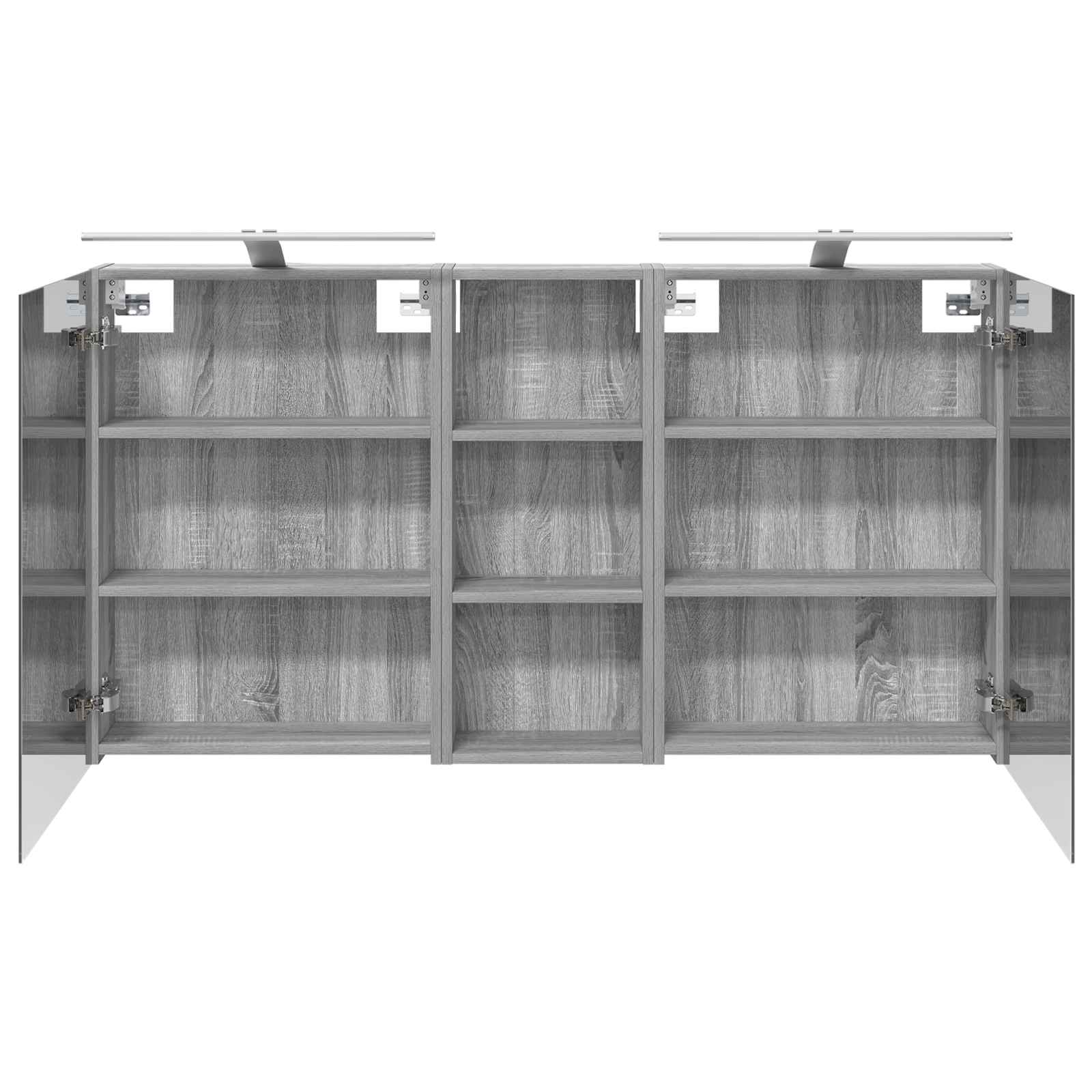 Σετ Ντουλαπιών Μπάνιου με ράφι 3 pcs 130 x 14,5 x 70 εκ - Pakobazaar