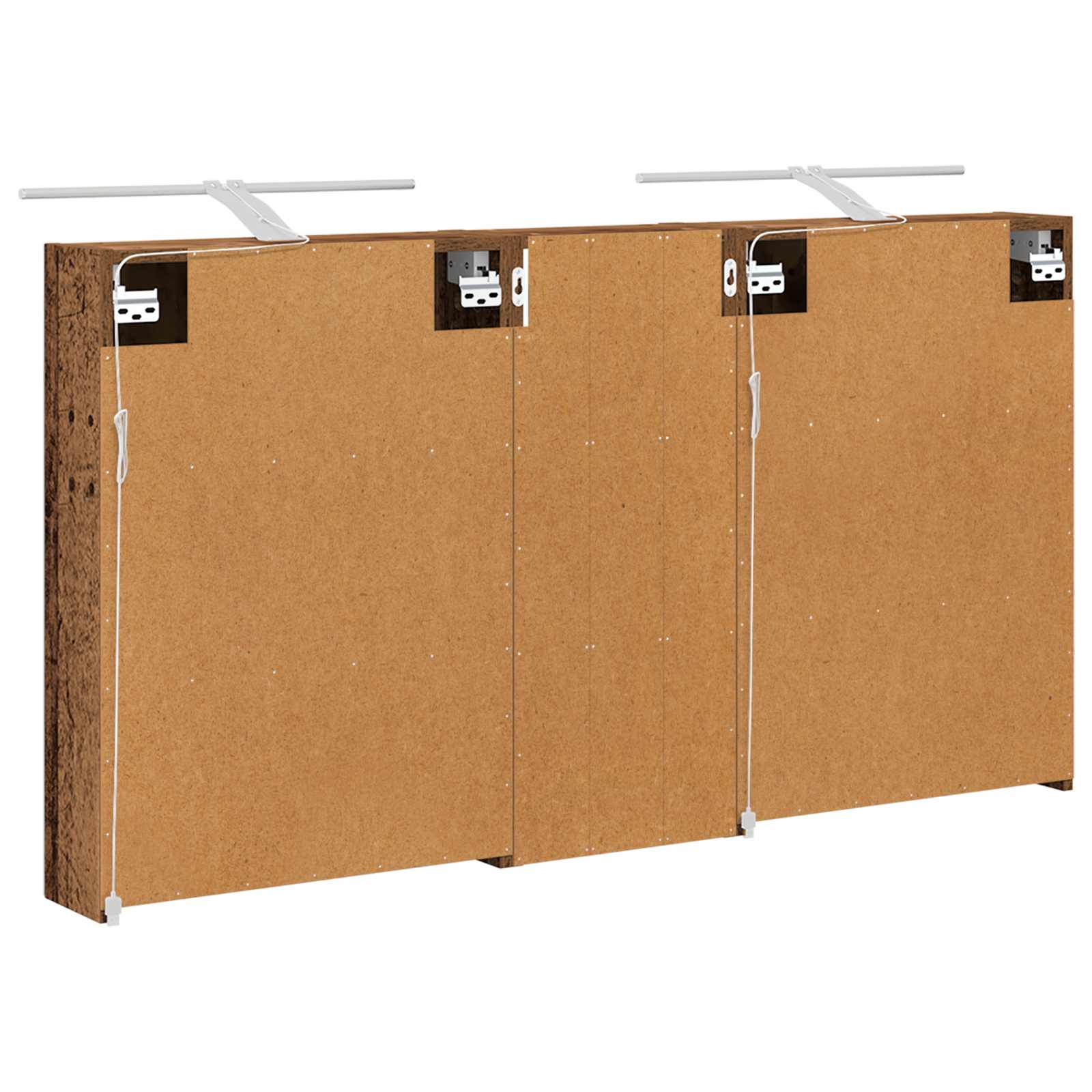 Σετ Ντουλαπιών Μπάνιου με ράφι 3 pcs 130 x 14,5 x 70 εκ - Pakobazaar