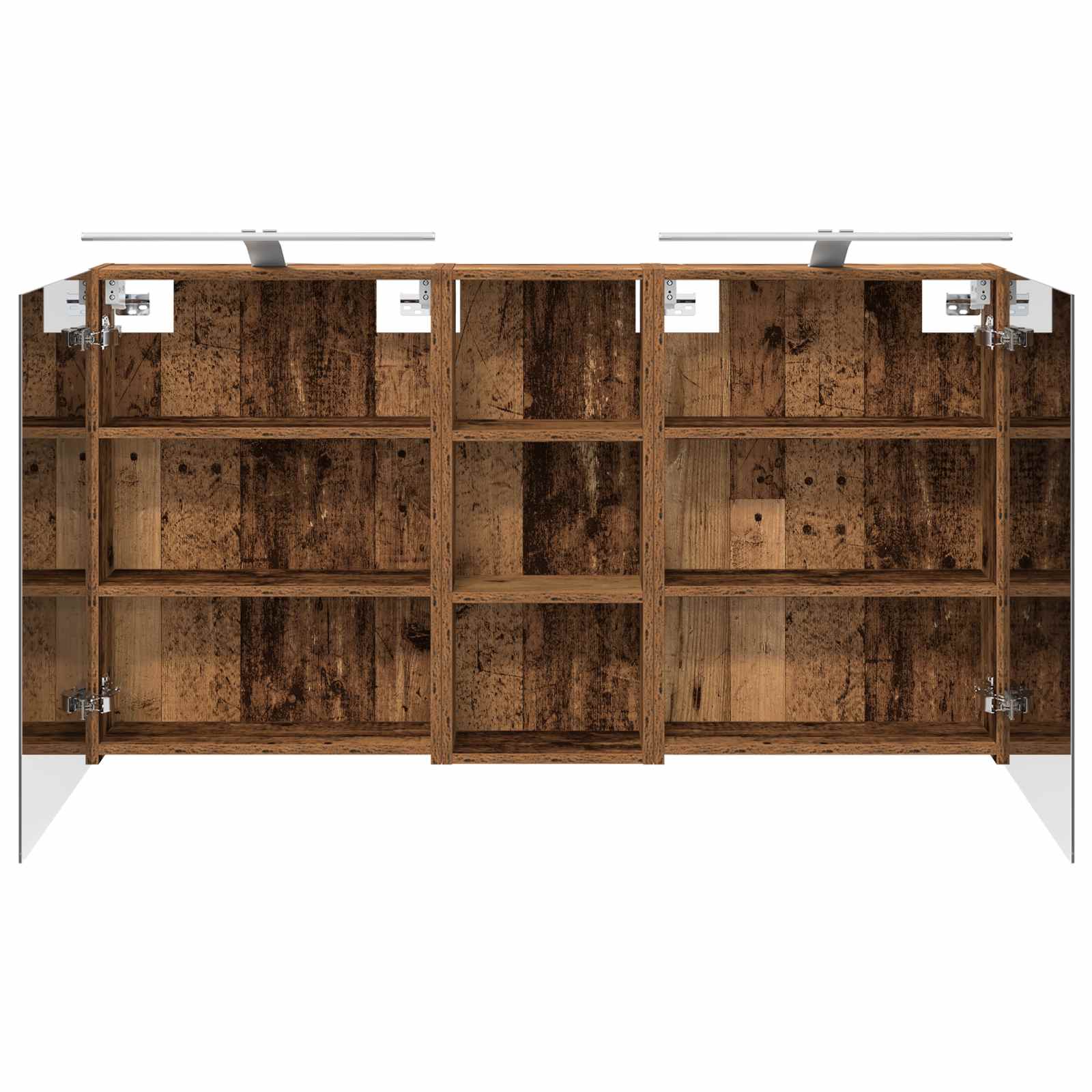 Σετ Ντουλαπιών Μπάνιου με ράφι 3 pcs 130 x 14,5 x 70 εκ - Pakobazaar