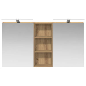 Σετ Ντουλαπιών Μπάνιου 3 τμχ. 130 x 14,5 x 70 εκ - Pakobazaar
