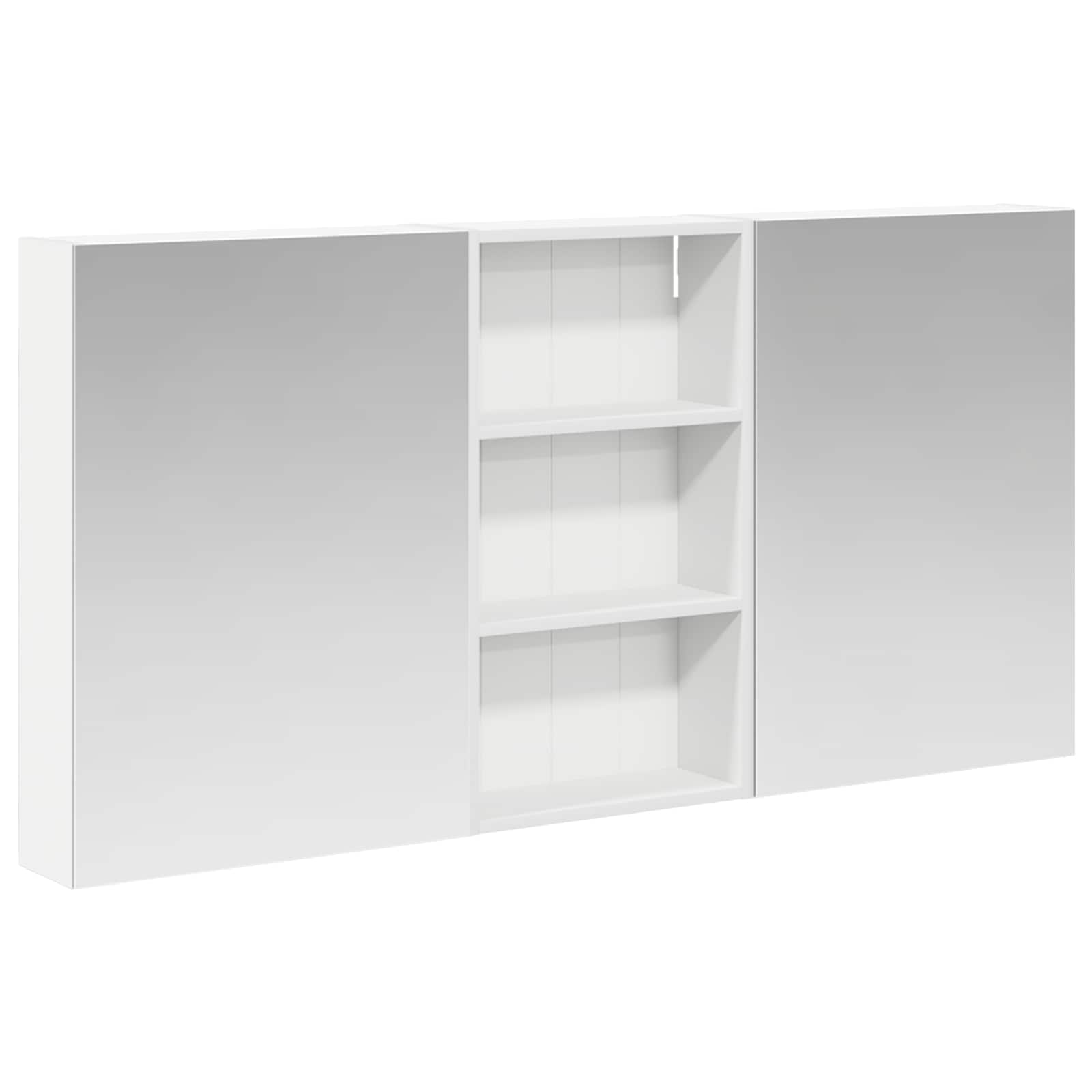 Σετ Ντουλαπιών Μπάνιου με ράφι 3 pcs 140 x 14,5 x 70 εκ - Pakobazaar