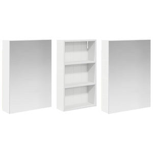 Σετ Ντουλαπιών Μπάνιου 3 τμχ. 140 x 14,5 x 70 εκ - Pakobazaar
