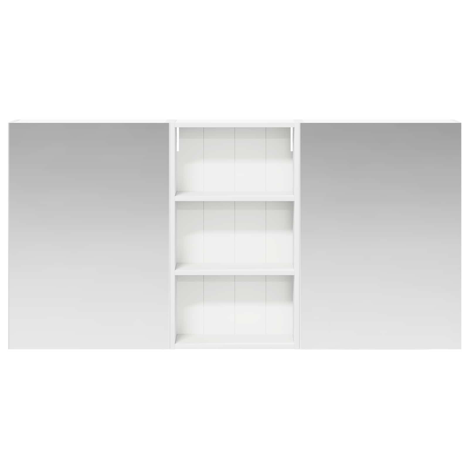 Σετ Ντουλαπιών Μπάνιου με ράφι 3 pcs 140 x 14,5 x 70 εκ - Pakobazaar