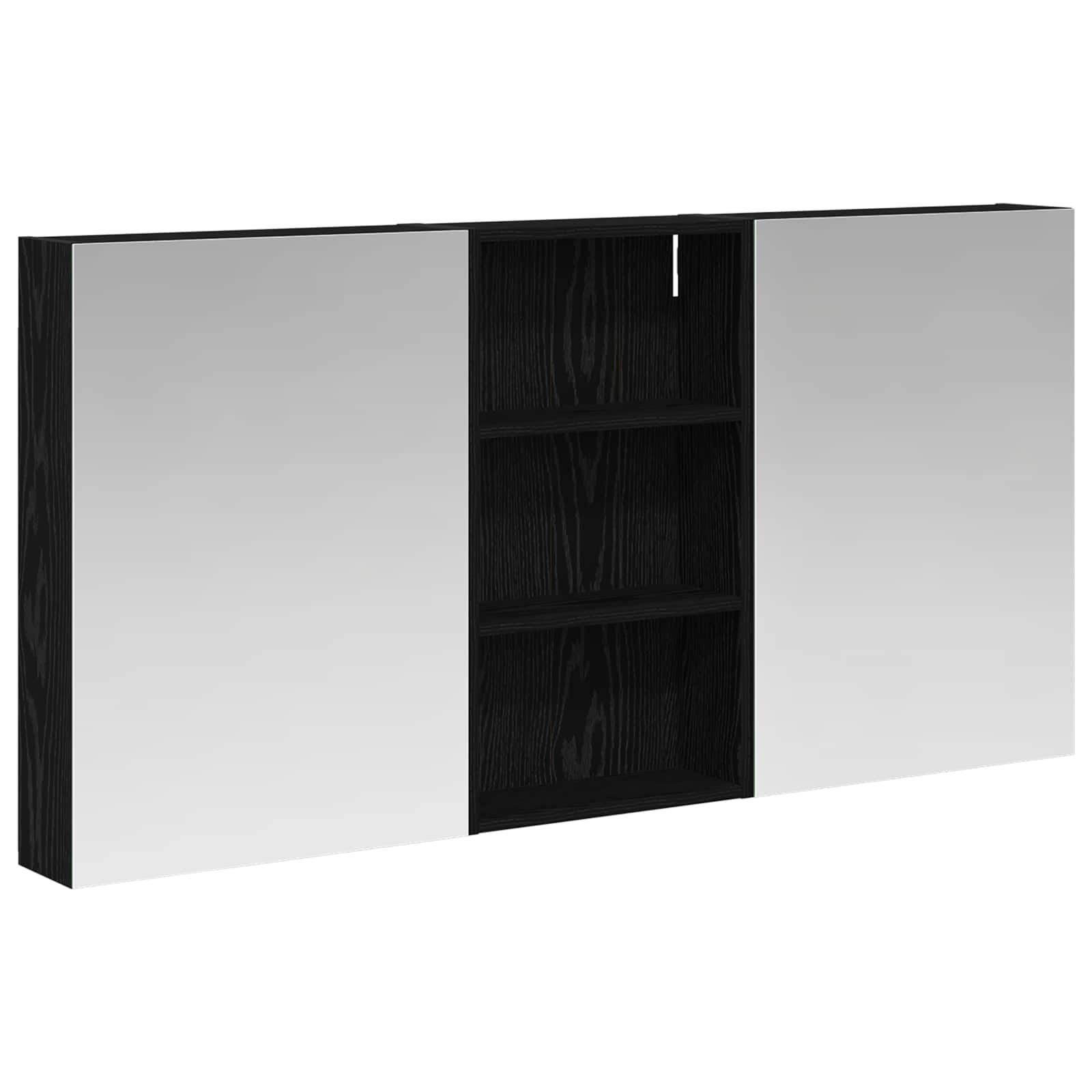 Σετ Ντουλαπιών Μπάνιου με ράφι 3 pcs 140 x 14,5 x 70 εκ - Pakobazaar