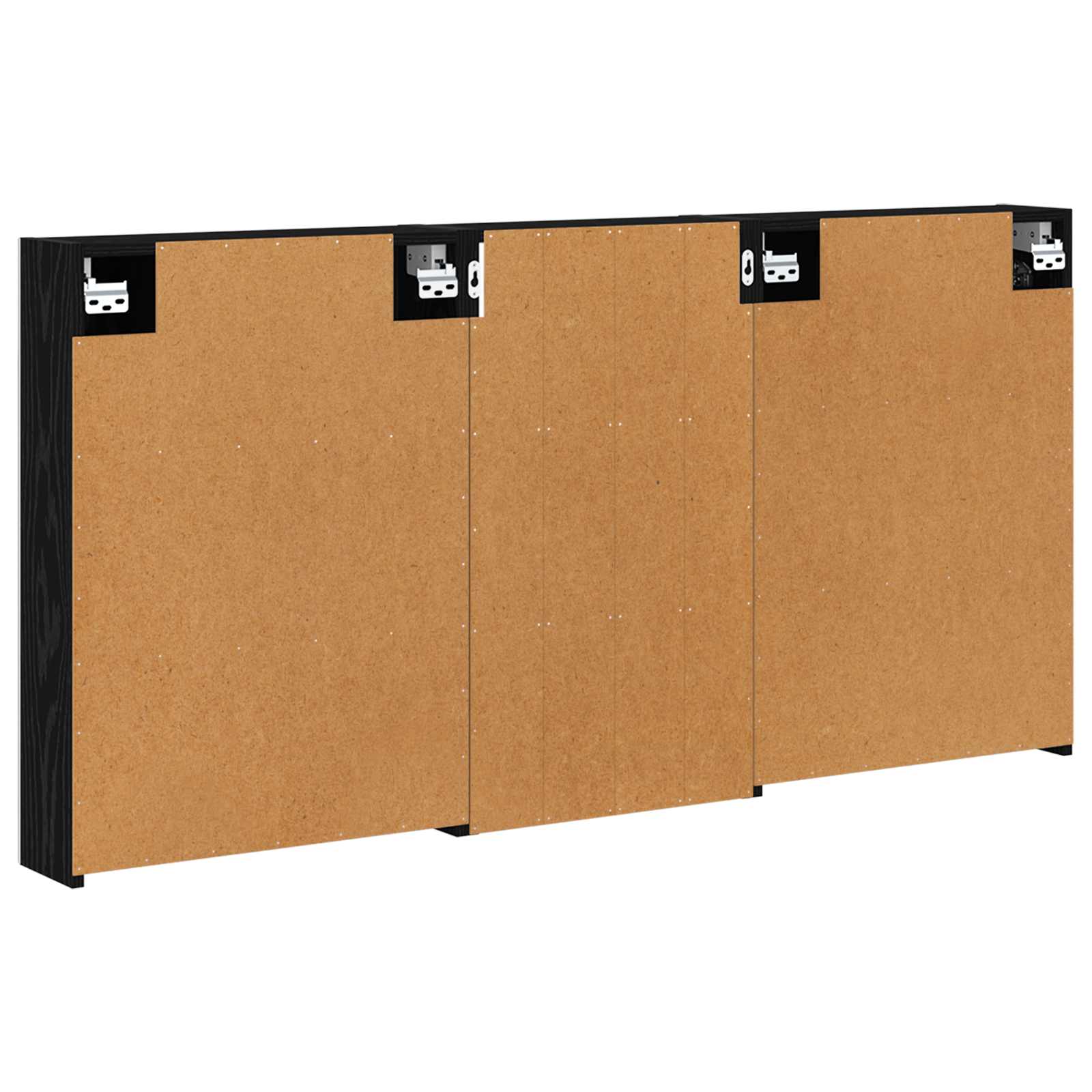 Σετ Ντουλαπιών Μπάνιου με ράφι 3 pcs 140 x 14,5 x 70 εκ - Pakobazaar