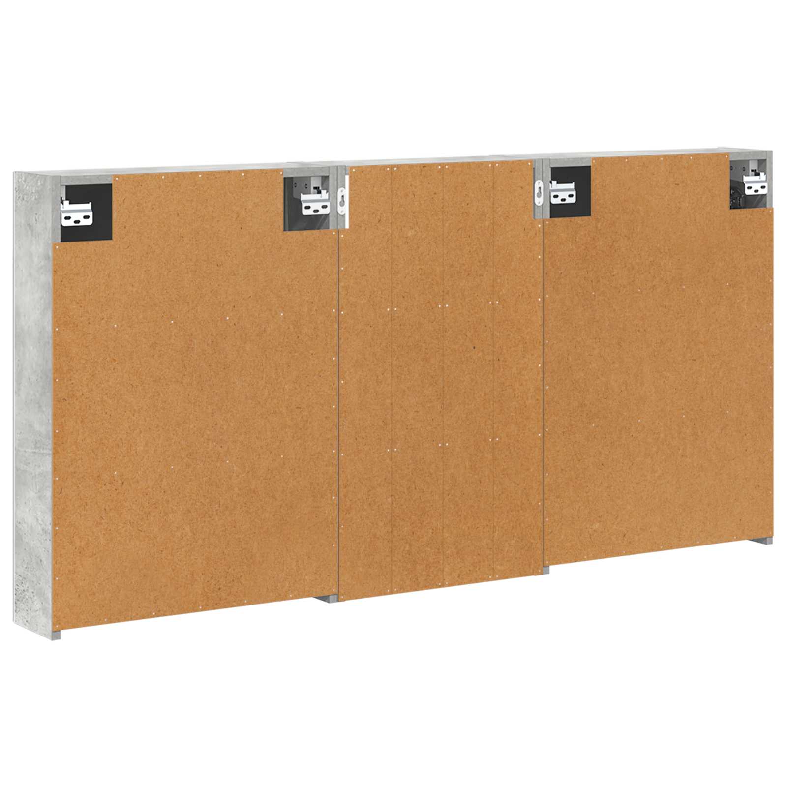 Σετ Ντουλαπιών Μπάνιου με ράφι 3 pcs 140 x 14,5 x 70 εκ - Pakobazaar