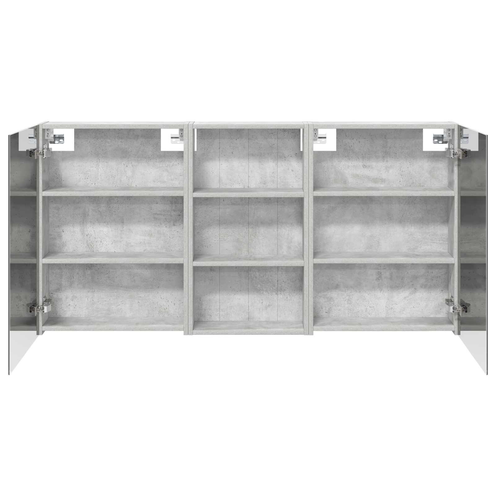 Σετ Ντουλαπιών Μπάνιου με ράφι 3 pcs 140 x 14,5 x 70 εκ - Pakobazaar