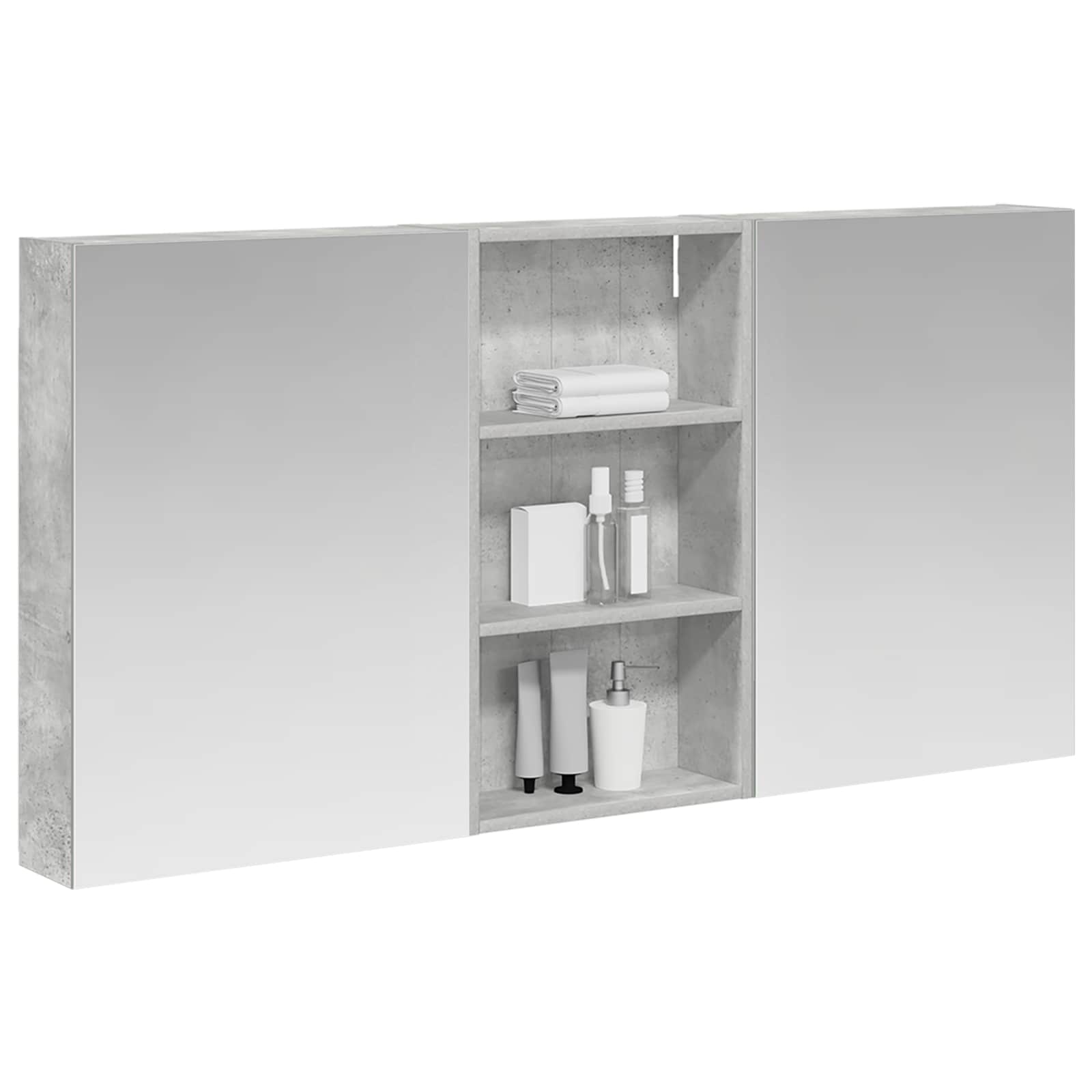Σετ Ντουλαπιών Μπάνιου με ράφι 3 pcs 140 x 14,5 x 70 εκ - Pakobazaar