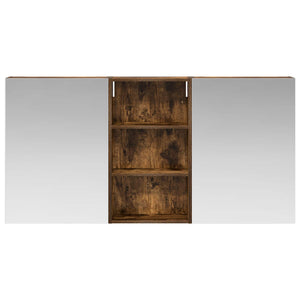 Σετ Ντουλαπιών Μπάνιου με ράφι 3 pcs 140 x 14,5 x 70 εκ - Pakobazaar