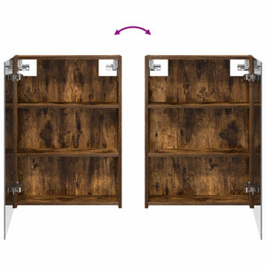Σετ Ντουλαπιών Μπάνιου με ράφι 3 pcs 140 x 14,5 x 70 εκ - Pakobazaar