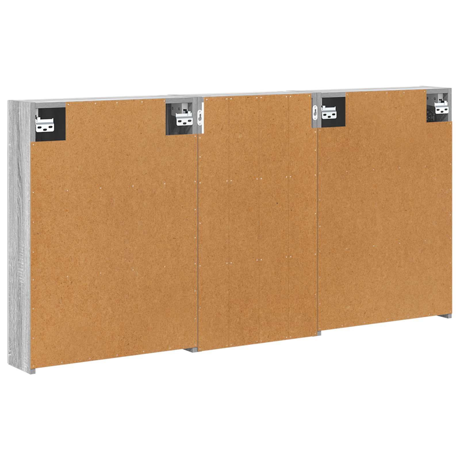 Σετ Ντουλαπιών Μπάνιου με ράφι 3 pcs 140 x 14,5 x 70 εκ - Pakobazaar