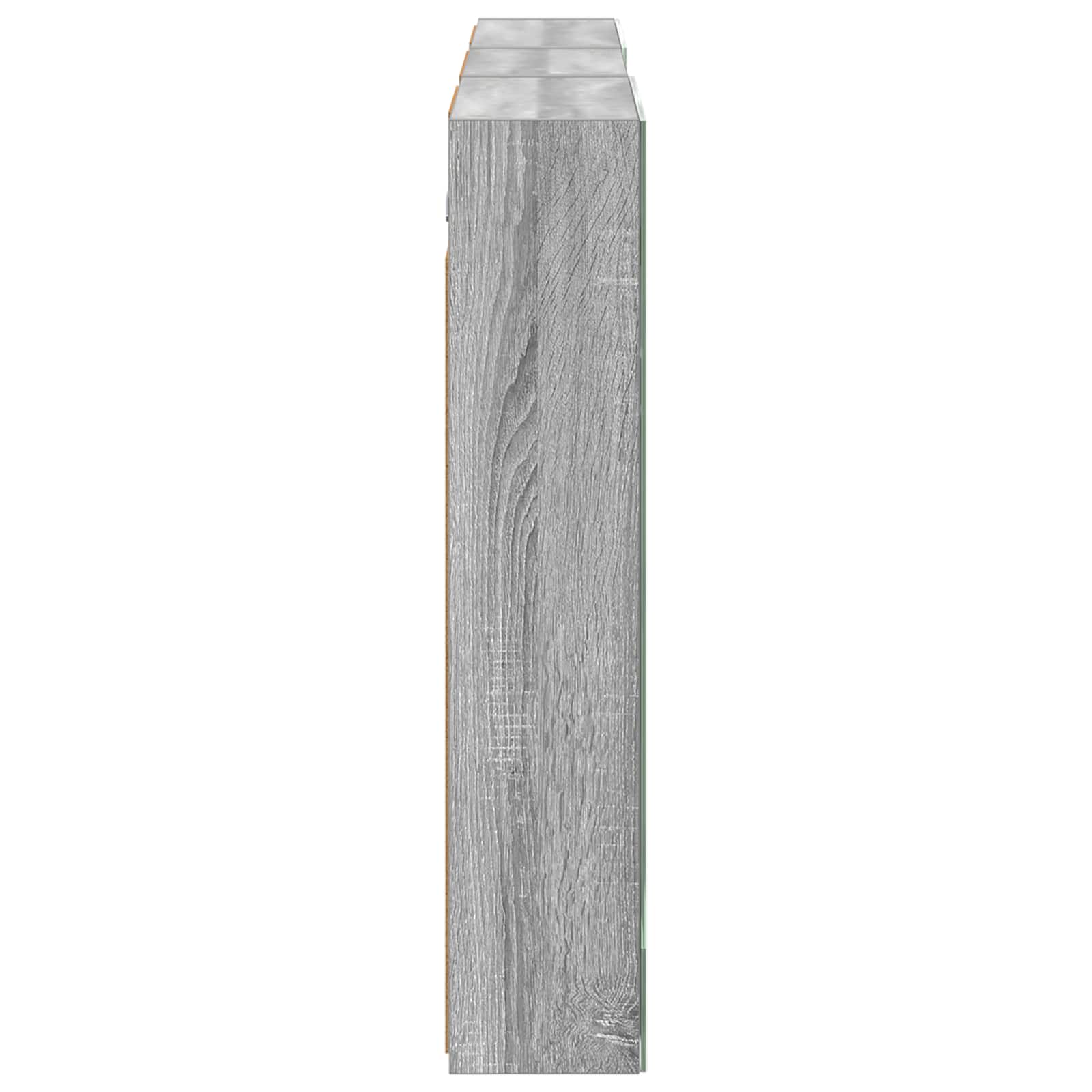 Σετ Ντουλαπιών Μπάνιου με ράφι 3 pcs 140 x 14,5 x 70 εκ - Pakobazaar