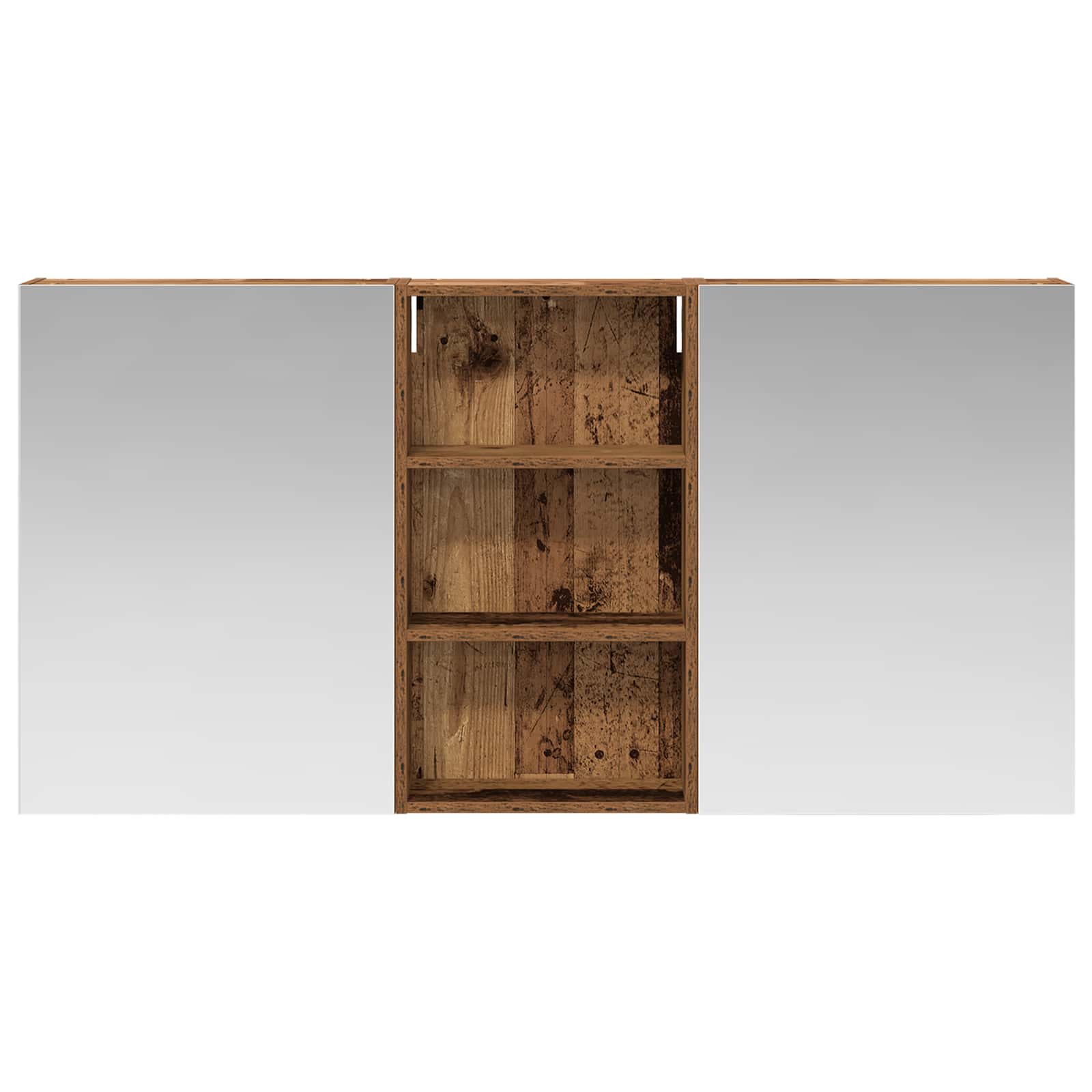 Σετ Ντουλαπιών Μπάνιου με ράφι 3 pcs 140 x 14,5 x 70 εκ - Pakobazaar