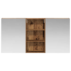 Σετ Ντουλαπιών Μπάνιου με ράφι 3 pcs 140 x 14,5 x 70 εκ - Pakobazaar