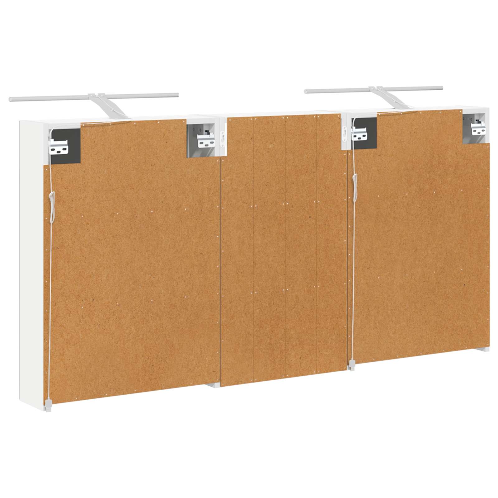 Σετ Ντουλαπιών Μπάνιου με ράφι 3 pcs 140 x 14,5 x 70 εκ - Pakobazaar