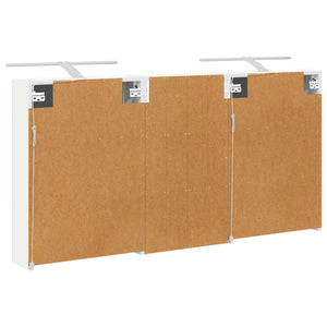 Σετ Ντουλαπιών Μπάνιου με ράφι 3 pcs 140 x 14,5 x 70 εκ - Pakobazaar