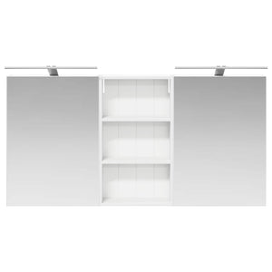 Σετ Ντουλαπιών Μπάνιου με ράφι 3 pcs 140 x 14,5 x 70 εκ - Pakobazaar