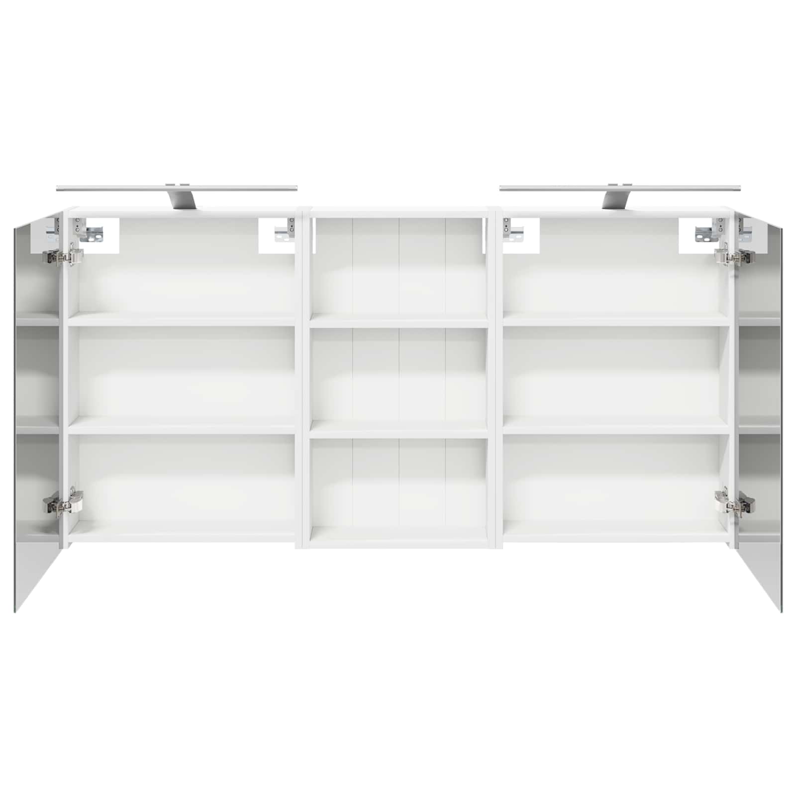 Σετ Ντουλαπιών Μπάνιου με ράφι 3 pcs 140 x 14,5 x 70 εκ - Pakobazaar