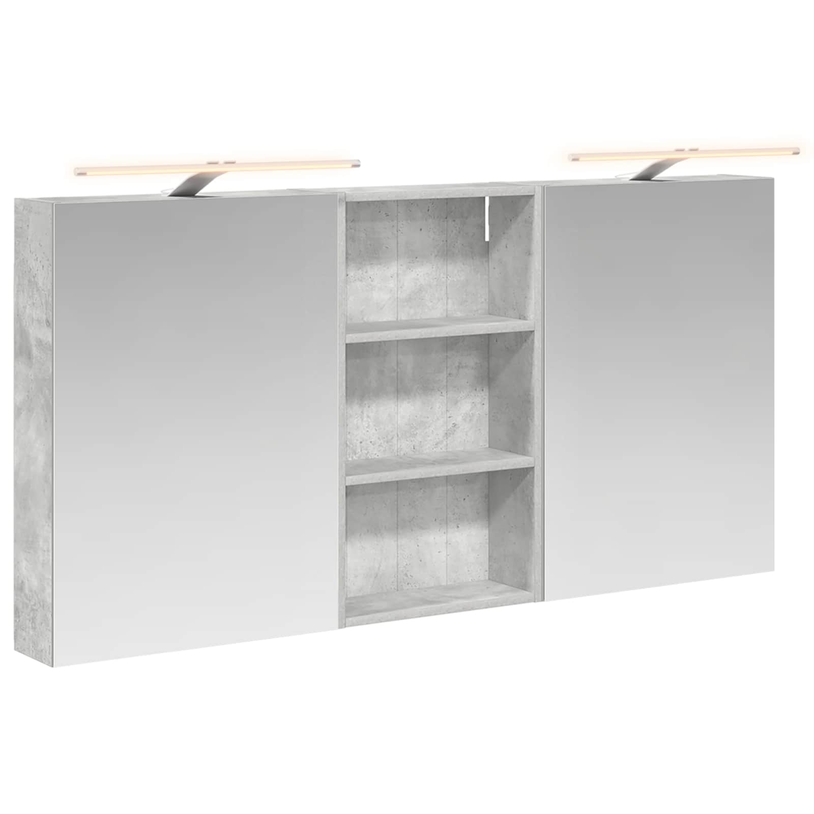Σετ Ντουλαπιών Μπάνιου με ράφι 3 pcs 140 x 14,5 x 70 εκ - Pakobazaar