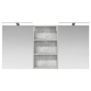 Σετ Ντουλαπιών Μπάνιου με ράφι 3 pcs 140 x 14,5 x 70 εκ - Pakobazaar