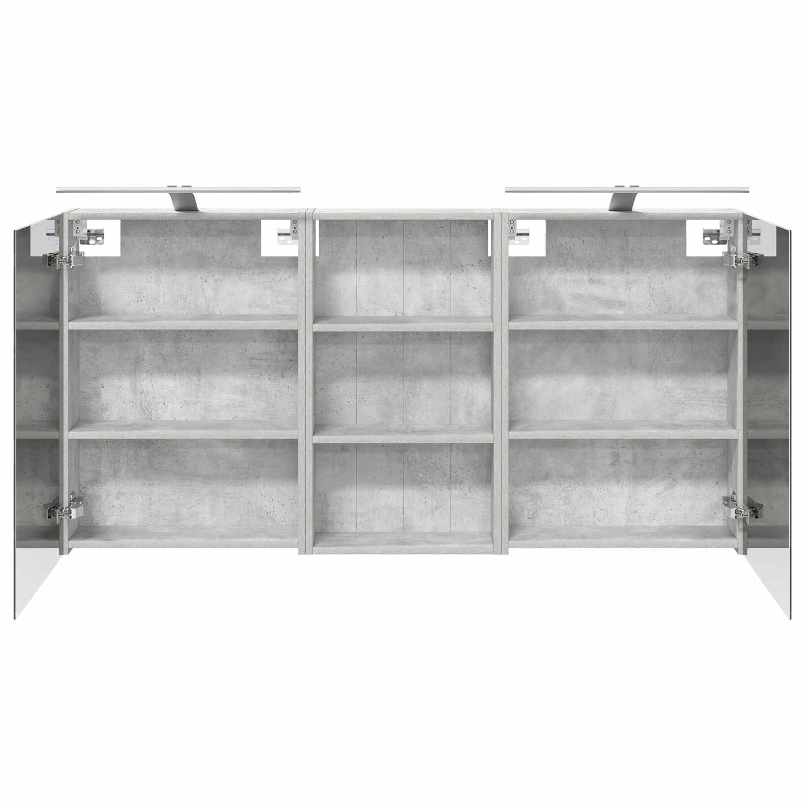 Σετ Ντουλαπιών Μπάνιου με ράφι 3 pcs 140 x 14,5 x 70 εκ - Pakobazaar