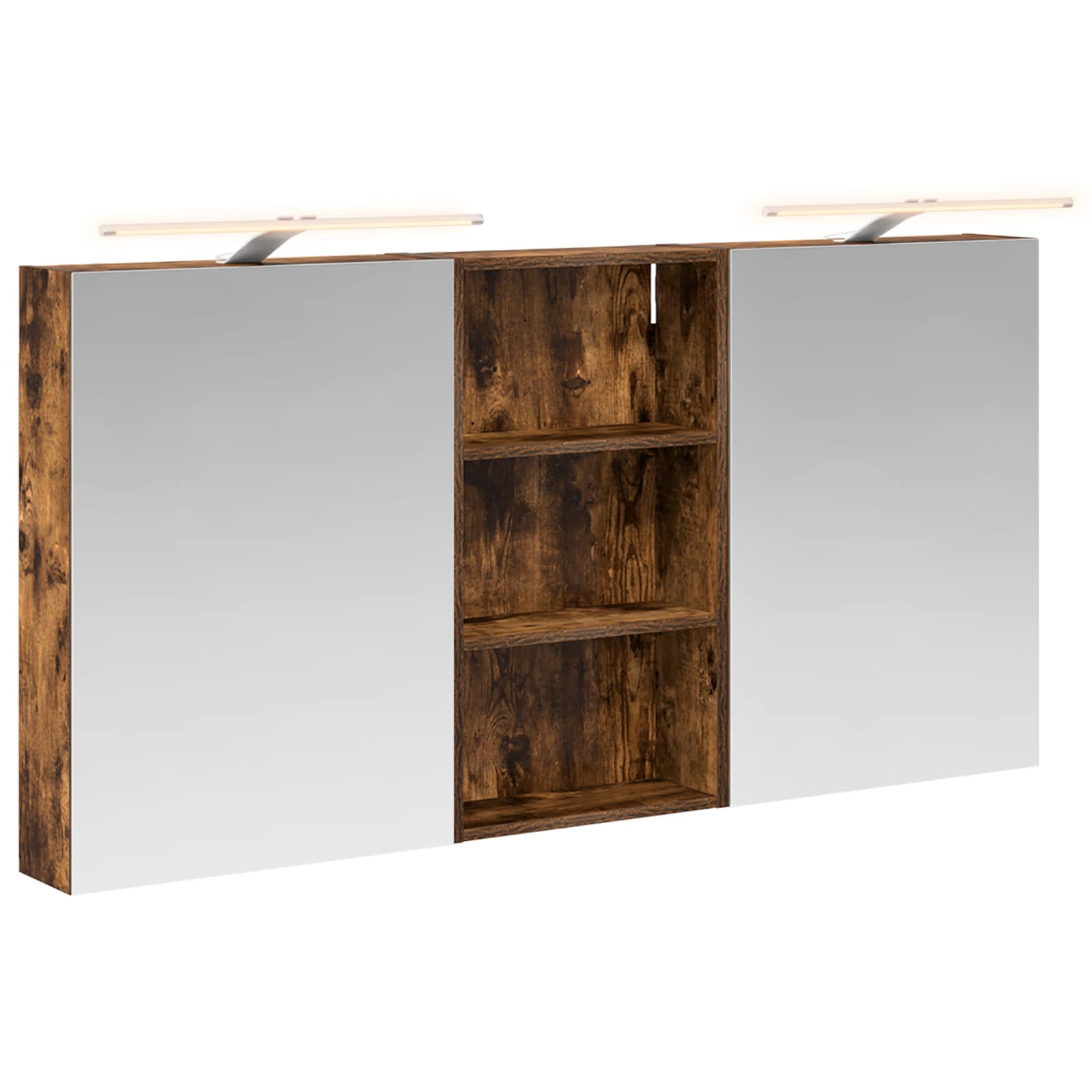 Σετ Ντουλαπιών Μπάνιου με ράφι 3 pcs 140 x 14,5 x 70 εκ - Pakobazaar