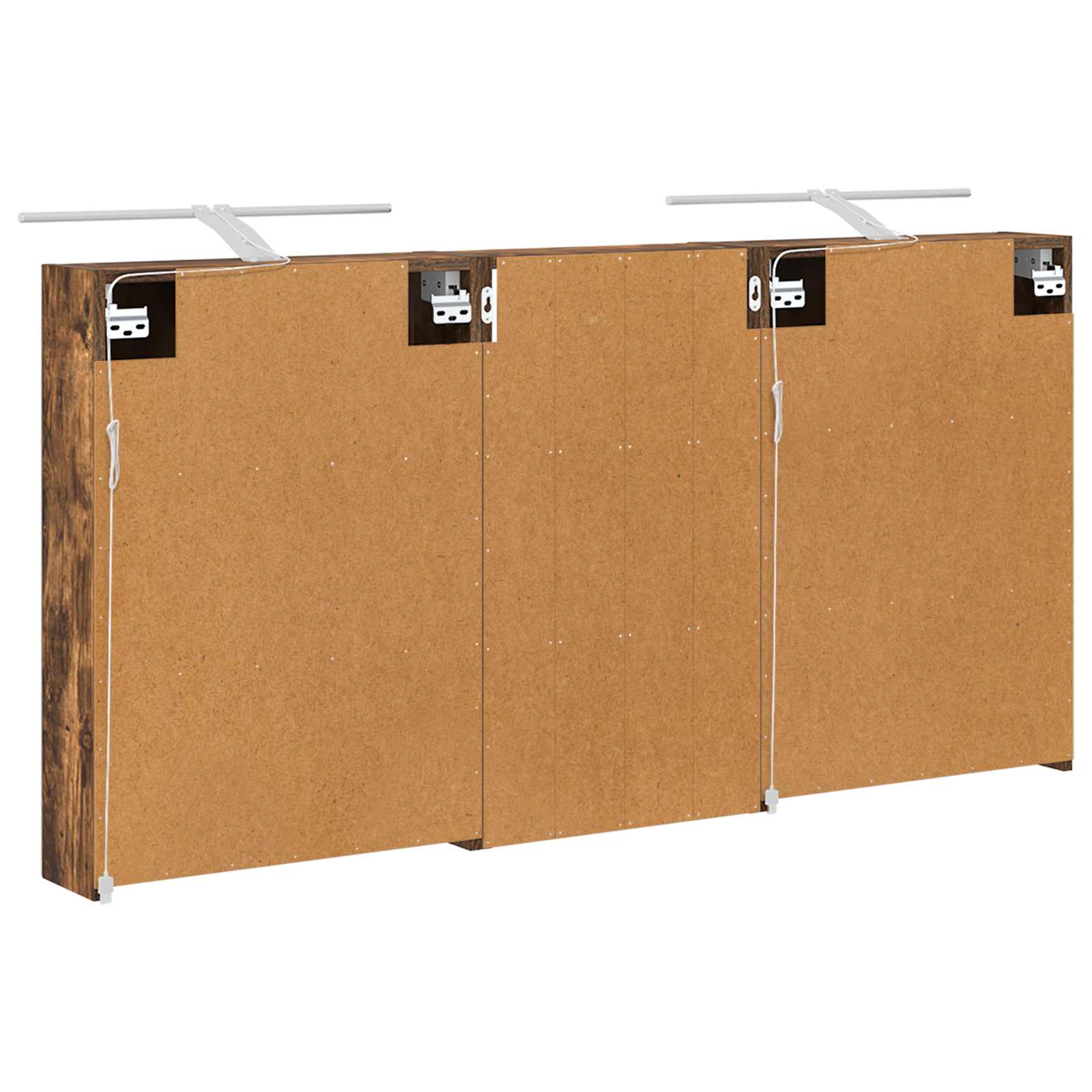 Σετ Ντουλαπιών Μπάνιου με ράφι 3 pcs 140 x 14,5 x 70 εκ - Pakobazaar